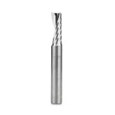 51378 Solid Carbide CNC Spiral 'O' Single Flute, Aluminum Cutting 3/8 Dia x 1 x 3/8 Shank x 3 Inch Long Up-Cut Router Bit 