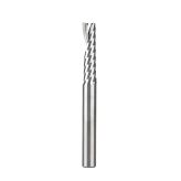 51405 Solid Carbide CNC Spiral 'O' Flute, Plastic Cutting 1/4 Dia x 1 Inch x 1/4 Shank Up-Cut Router Bit