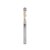 51422-Z Solid Carbide Aluminum Cutting Flush Trim Spiral ZrN Coated Up-Cut 1/4 Dia x 1/2 x 1/4 Inch Shank