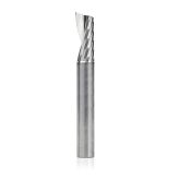 51451 Solid Carbide CNC Spiral 'O' Single Flute, Aluminum Cutting 9/32 Dia x 5/8 x 1/4 Shank x 2 Inch Long Up-Cut Router Bit with Mirror Finish