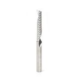 51476 Solid Carbide CNC Spiral 'O' Flute, Aluminum Cutting 1/4 Dia x 1-1/2 x 1/4 Shank Up-Cut Router Bit