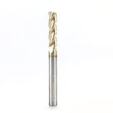 51864-Z CNC Solid Carbide Aluminum Cutting x 3/16 Dia x 3/4 x 3/16 Shank x 2 Inch Long x 3 Flute ZrN Coated Up-Cut End Mill