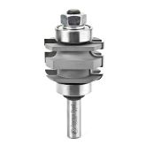 55460 Carbide Tipped One Piece Concave Stile & Rail 2 Dia x 1-9/32 x 7/32 Radius x 1/2 Inch Shank