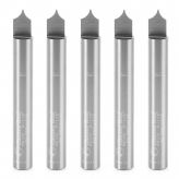 56125-5 5-Pack Solid Carbide Point Cutting Roundover 1/8 Radius x 1/4 Dia x 5/16 x 1/4 Shank Router Bit