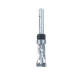 57172 Solid Carbide (Brazed To Steel Shank) Spiral Pattern/Plunge Compression 1/2 Dia x 1 x 1/4 Inch Shank With Upper Ball Bearing