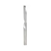 57308 Solid Carbide CNC Spiral 'O' Flute, Aluminum Cutting 6mm Dia x 32mm x 6mm Shank x 76mm Long Down-Cut Router Bit