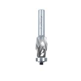 58171 Solid Carbide (Brazed To Steel Shank) Spiral Flush Trim Compression 7/8 Dia x 1-3/8 x 1/2 Inch Shank With Lower Ball Bearing