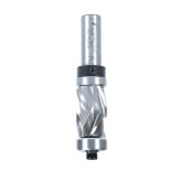 58183 Solid Carbide (Brazed To Steel Shank) Spiral Flush Trim Compression 3/4 Dia x 1-1/8 x 1/2 Inch Shank With Upper And Lower Ball Bearings
