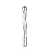 58222 Solid Carbide UltraTrim Spiral 3 Flute 1/2 Dia x 2 x 1/2 Inch Shank with Double Lower Ball Bearing Down-Cut