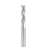 59426 CNC Solid Carbide High Helix Ripper 3 Flute Chipbreaker 1/2 Dia x 2 x 1/2 Inch Shank Up-Cut Router Bit