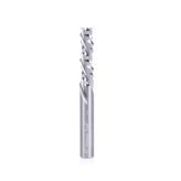 59522 CNC Solid Carbide High Helix Ripper 3 Flute Chipbreaker 1/4 Dia x 7/8 x 1/4 Inch Shank Down-Cut Router Bit