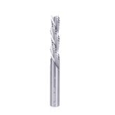 59526 CNC Solid Carbide High Helix Ripper 3 Flute Chipbreaker 1/2 Dia x 2 x 1/2 Inch Shank Down-Cut Router Bit