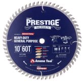 610601C Carbide Tipped Prestige® Heavy Duty General Purpose 10 Inch Dia x 60T TCG, 10 Deg, 5/8 Bore