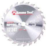 612240-30 Carbide Tipped Ripping Standard 12 Inch Dia x 24T FT, 18 Deg, 30mm Bore