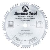 612604 Carbide Tipped Combination Ripping and Crosscut 12 Inch Dia x 60T 4+1, 15 Deg, 1 Inch Bore