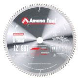 612961 Carbide Tipped Fine Cut-Off and Crosscut 12 Inch Dia x 96T TCG, 10 Deg, 1 Inch Bore