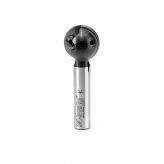 RC-1126 Carbide Tipped CNC Ball End Insert 1/2 Radius x 1 Inch Dia x 1/2 x 1/2 Shank
