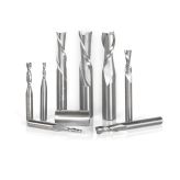 AMS-125 8-Piece Up & Down-Cut Spiral CNC Router Bit Collection