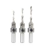 AMS-623 3-Pc Countersink Set, Round Shank