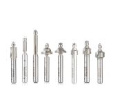 AMS-MR001 8-Piece Miniature Router Bit Collection With Mini 3/16” Diameter Ball Bearing