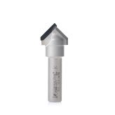 DRB-417 CNC Polycrystalline Diamond (PCD) 90 Degree Engraving, V-Grooving and Chamfering Router Bit 1 Dia x 1/2 x 1/2 Shank