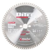 DT12720-30 Carbide Tipped Sliding Table Saw 12 Inch Dia x 72T ATB, 10 Deg, 30mm Bore