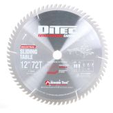 DT12720 Carbide Tipped Sliding Table Saw 12 Inch Dia x 72T ATB, 10 Deg, 1 Inch Bore