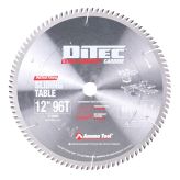 DT12960 Carbide Tipped Sliding Table Saw 12 Inch Dia x 96T ATB, 10 Deg, 1 Inch Bore