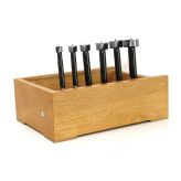 FO-600 6-Piece Forstner Pattern High Carbon Tool Steel Set 3/8 Shank