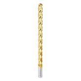HSS1207 High Speed Steel (HSS) Foam Cutting Ball End Extended Reach 3/8 Radius x 3/4 Dia x 10 x 12 Long x 3/4 Shank CNC 4-Flute Spiral Up-Cut Router Bit TiN Coated