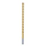 HSS1217 High Speed Steel (HSS) Foam Cutting End Mill Extended Reach 1/2 Dia x 8 x 11 Long x 1/2 Shank CNC 4-Flute Spiral Up-Cut Router Bit TiN Coated