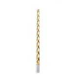 HSS1316 CNC 2D and 3D Carving Flat Bottom 0.7 Deg Angle x 1/2 Dia x 10 x 3/4 Shank x 12 Inch Long x 4 Flute High Speed Steel (HSS) ZrN Coated Router Bit