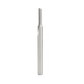 HSS1503 HSS Single Straight 'O' Flute  Plastic Cutting 3/16 Dia x 3/4 x 1/4 Inch Shank