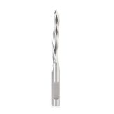 HSS1704 High Speed Steel (HSS) 18° Helix 1/2 Dia x 2-1/2 x 1/2 Shank Single Flute Down-Cut Steel Door Bit