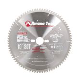 LB10801-30 Carbide Tipped Non-Melt Plastic 10 Inch Dia x 80T M-TCG, -2 Deg, 30mm Bore