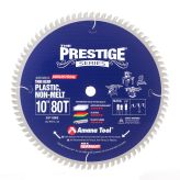 LB10801C Carbide Tipped Prestige® Non-Melt Plastic 10 Inch Dia x 80T M-TCG, -2 Deg, 5/8 Bore
