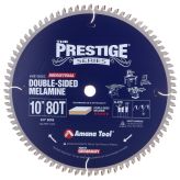 MB10800C Carbide Tipped Prestige® Double-Face Melamine 10 Inch Dia x 80T H-ATB, -6 Deg, 5/8 Bore