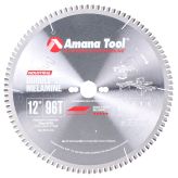 MB12960-30 Carbide Tipped Double-Face Melamine 12 Inch Dia x 96T H-ATB, -6 Deg, 30mm Bore