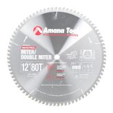 MS12800-5/8 Carbide Tipped Miter 12 Inch Dia x 80T 4+1 ATB, -2 Deg, 5/8 Bore