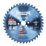 PR1040-30C Electro-Blu™ Carbide Tipped Prestige® General Purpose 10 Inch Dia 40T ATB, 18 Deg, 30mm Bore, Non-Stick Coated