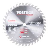 PR1040 Carbide Tipped Prestige® General Purpose 10 Inch Dia 40T ATB, 18 Deg, 5/8 Bore