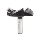 RC-2263 CNC Insert Carbide 3 Wing/Flute Heavy Duty Spoilboard Plunging, Surfacing, Planing, Flycutter & Slab Leveler 2-3/4 Dia x 53/64 x 1/2 Shank Router Bit