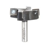 RC-3400 CNC Solid Carbide 4-Flute Insert Face Milling for Non-Ferrous Metals 2-31/64 Dia x 15mm x 1/2 Inch Shank End Mill / Router Bit