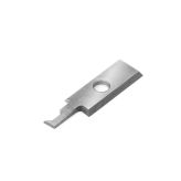 RCK-432 Solid Carbide Insert 3.6mm - 4.6mm Cut & Quad Chamfer Knife for In-Groove System