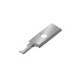 RCK-436 Solid Carbide Insert 4.3mm Cut & Quad Chamfer Knife for In-Groove System