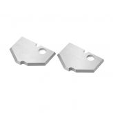 RCK-486 Pair of Solid Carbide Traditional MDF & Wood Raised Panel Insert Knives for RC-2486