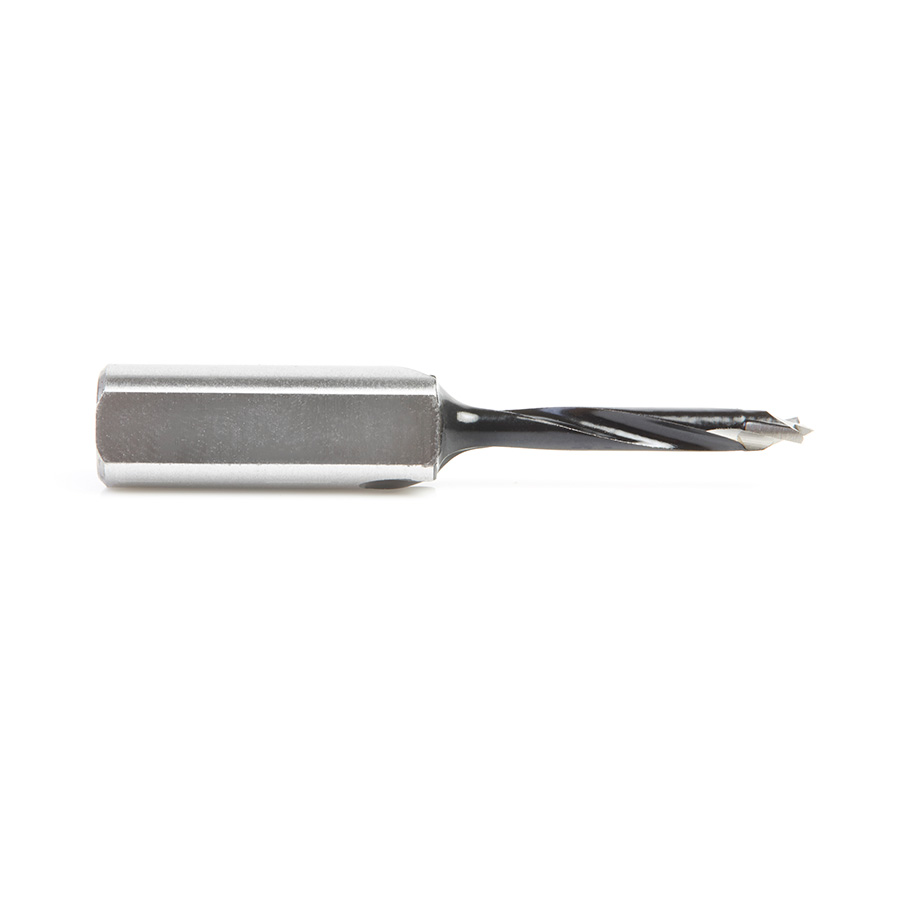 201004 Carbide Tipped Brad Point Boring Bit R/H 4mm Dia x 57mm Long x 10mm Shank