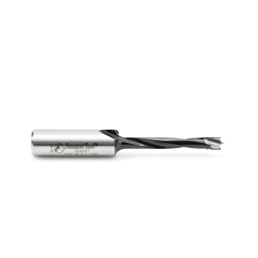 204047 Carbide Tipped Brad Point Boring Bit R/H 3/16 Dia x 70mm Long x 10mm Shank