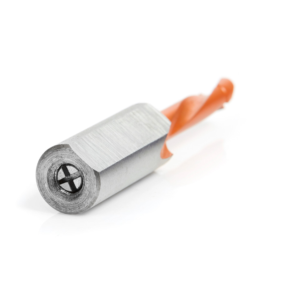305005 High Performance Ditec™ Carbide Tipped Brad Point Boring Bit L/H 5mm Dia x 57mm Long x 10mm Shank