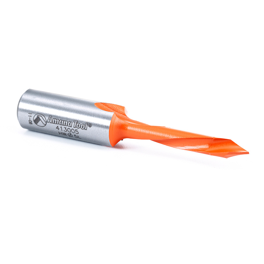 413005 Carbide Tipped Through-Hole Boring Bit L/H 5mm Dia x 58mm Long x 10mm Shank